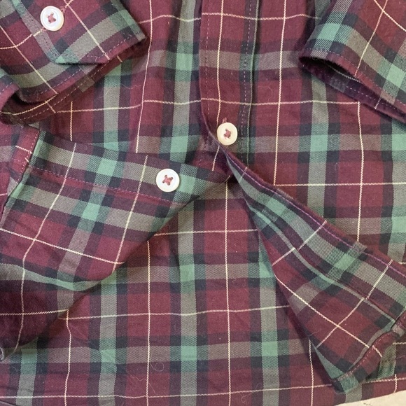 Abercrombie & Fitch Western Style Plaid & Corduroy Button Up Shirt, Size XXL - Picture 6 of 7